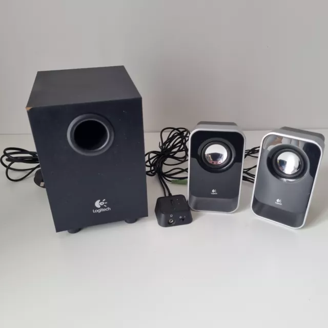 Logitech - LS-21 - 2.1 PC Speaker System - Sub and Speakers Tested & Working