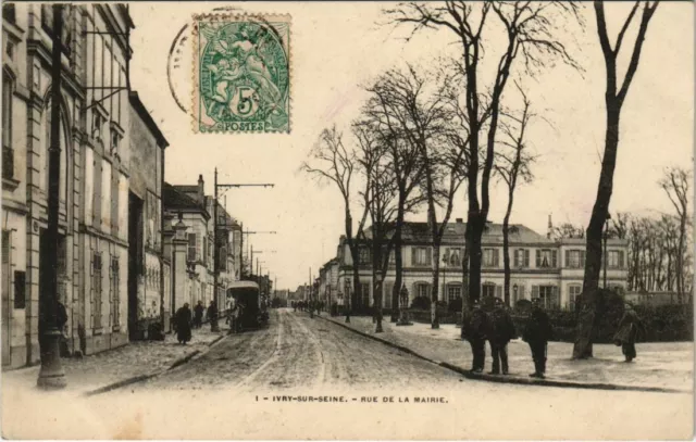 CPA IVRY-sur-SEINE Rue de la Mairie (65613)