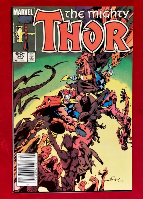 1984 The Mighty THOR #340 Stan Lee BETA RAY BILL App Clark Kent NEWSSTAND NM