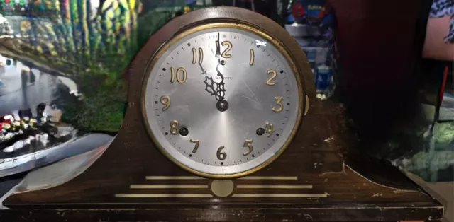 antique gilbert mantle clock