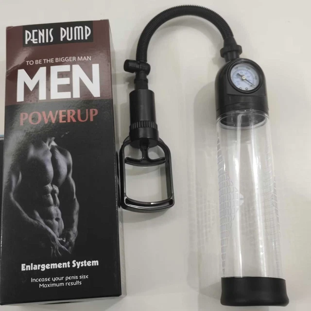 Pompe à Vide D'agrandissement Pénis En Silicone Transparent - Accessoire Réaliste, Neuf