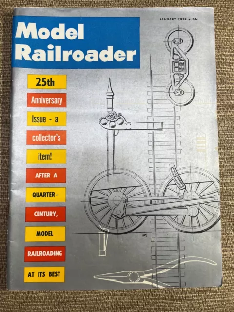 model railroader magazine January 1959