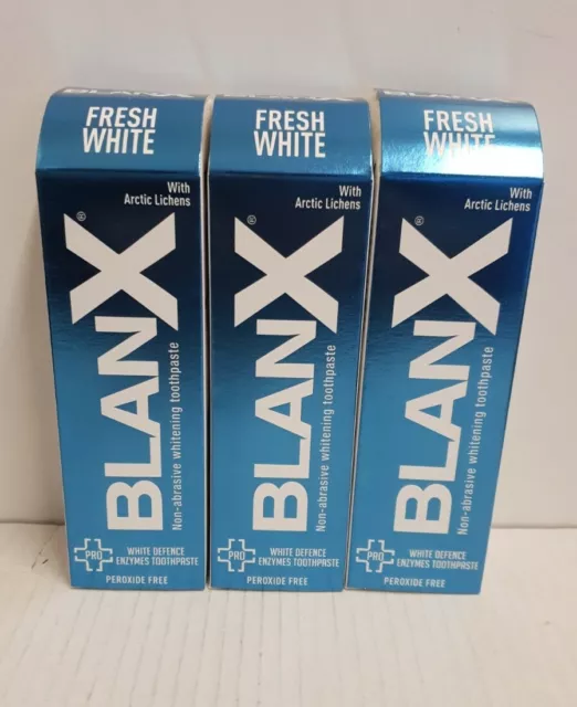 Blanx Fresh White Toothpaste 75ml X 3 TUBES