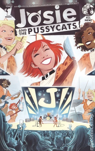 Josie and The Pussycats 1C Coover Variant NM 2016 Stock Image