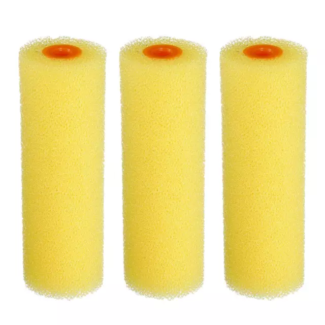 Paint Roller Cover 4.3 Inch Small Texture Sponge Brush for Household Wall 3Pcs