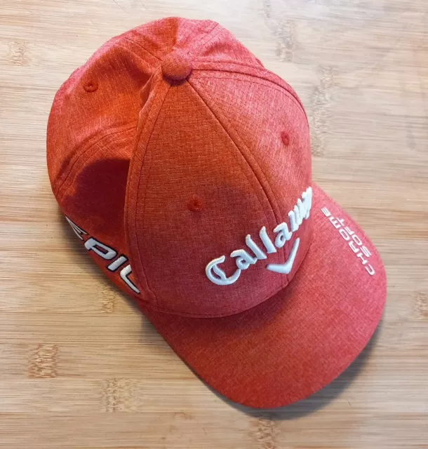 Callaway Chrome Soft Epic Apex Odyssey Golf Cap Red  Adjustable