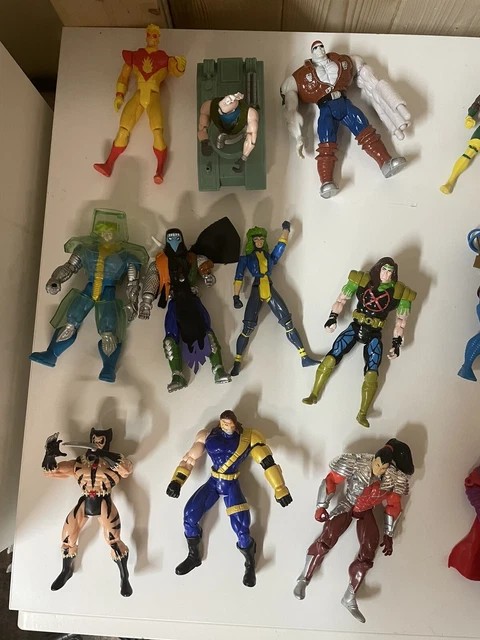 1994-95 Toy Biz Vintage 5" Action Figure X-Men Marvel Toy Lot Of 28