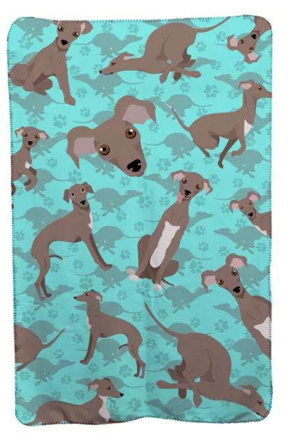 Fawn Italian Greyhound Soft Travel Blanket with Bag MLM1079TBLT