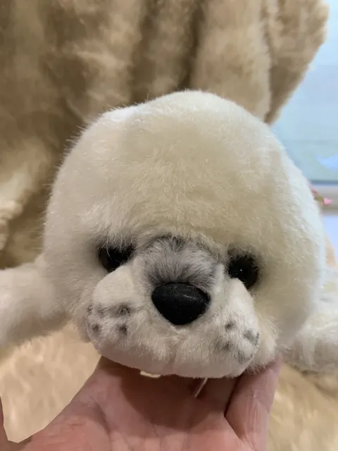 Vintage Russ Berrie Yomiko Caress Soft Pet Seal Pup Plush Soft Stuffed Toy 14"