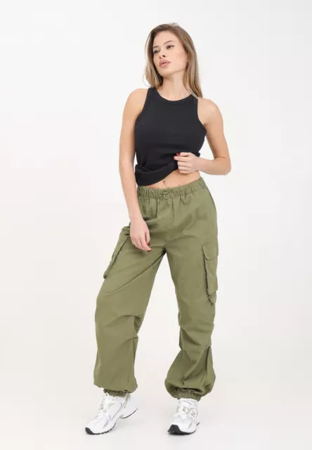 ONLY Pantaloni Donna  CASUAL Pantaloni da donna cargo verdi capulet olive Primav