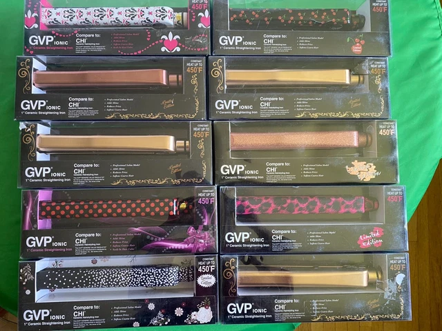 GVP Ionic Generic 1 Inch Ceramic Straightening Iron Various Models - Brand New