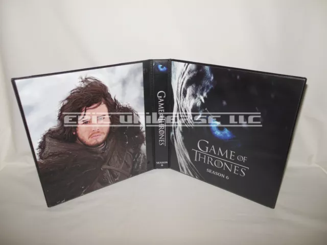 Custom Made 2017 Rittenhouse Game of Thrones Season 6 Trading Card Album Binder