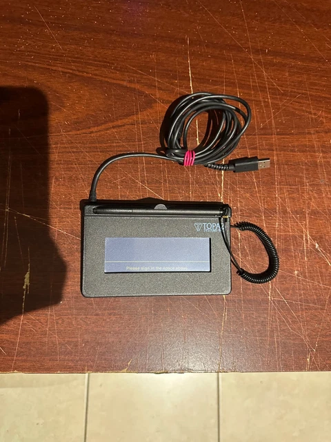 Topaz System Inc. Signature Pad  Black Model T-S460-BSB-R