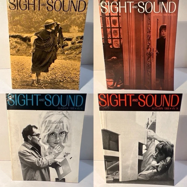 1966 SIGHT AND SOUND Magazine Volume 35 Issues 1 4 With Index 1966 sight and sound magazine volume 35 issues 1 4 with index
