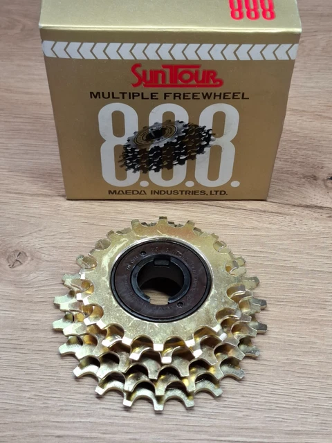 Roue Libre Suntour Gold PT-5000 Perfect - 5 Vitesses (17-21 Dents), Rapport Serré - NOS (New Old Stock), état Neuf