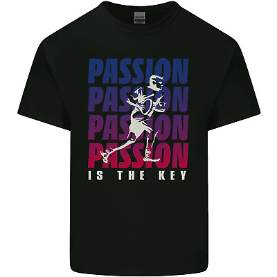 Rugby passione è la chiave lettore Unione Da Uomo Cotone T-Shirt Tee Top