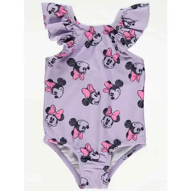 Disney Baby Girl's Minnie Mouse Swimming Costume Swimsuit.  18-24 Months.  BMWT.