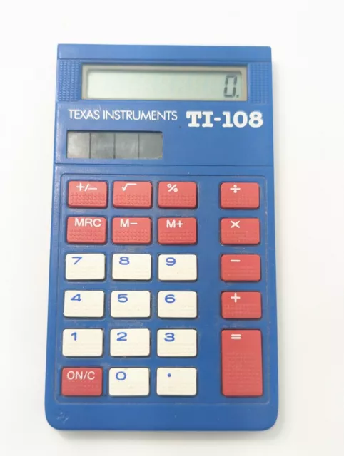 Texas Instruments TI-108 Basic Calculator No Dust Cover