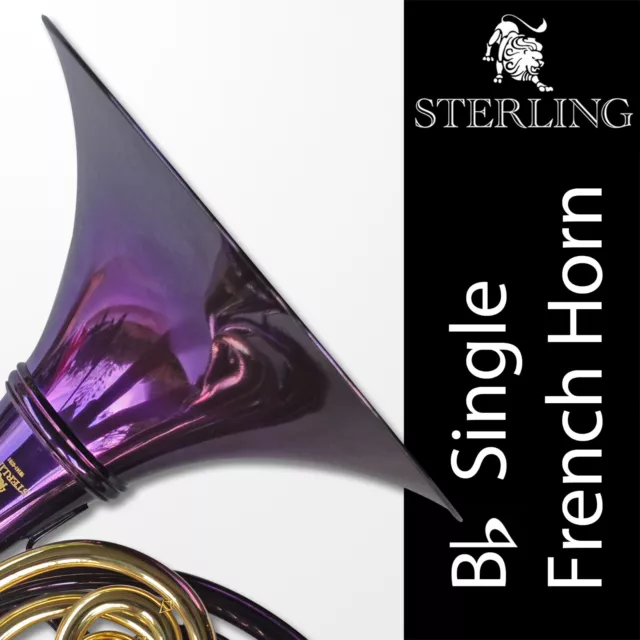 STERLING Bb SWFH-700 Single FRENCH HORN • Purple • Pro Quality • Brand New •