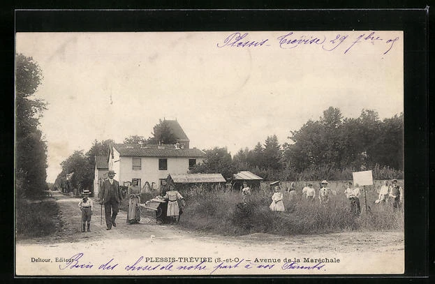 CPA Plessis-Trévise, Avenue de la Maréchale 1905
