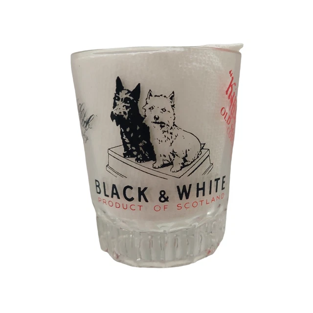 VINTAGE BLACK AND White Buchanan's Scotch Whisky, White Horse, King