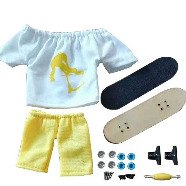 Patineta de dedo mini juguete de dedo kits de montaje fácil para niños fiesta familiar