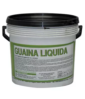 GUAINA LIQUIDA  BITUMINOSA 18 KG nera