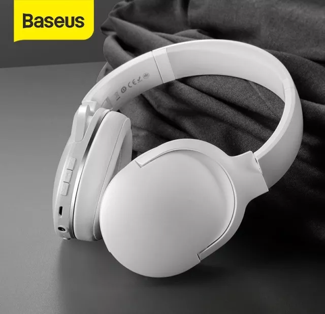 Baseus Bluetooth 5.3 Kopfhörer Noise Cancelling HIFI Stereo Headset Over Ear