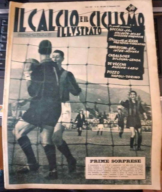 Lo Sport Illustrato 24 - 1955 Serie A Giornata 33 Milan Campione