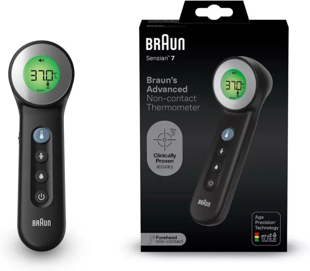 Braun No touch + touch Thermometer, Digital, mit Age Precision B-WARE