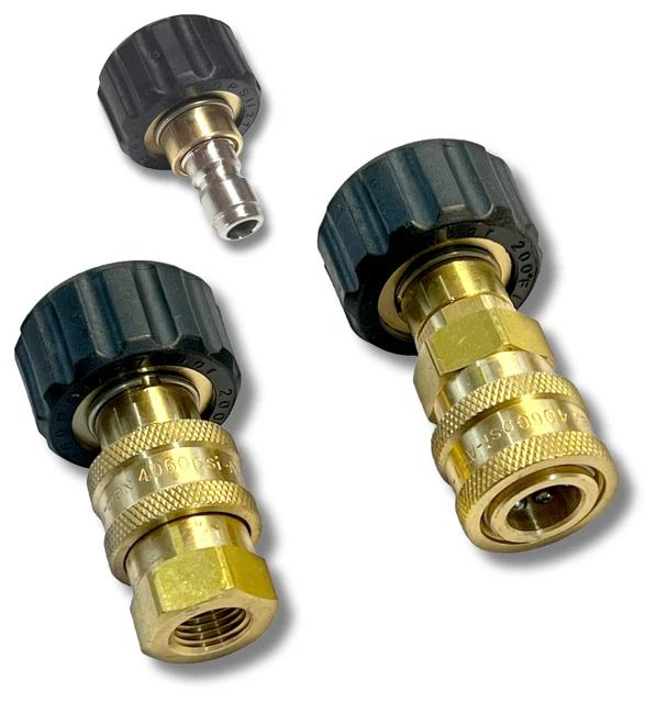 Kit Adaptateur Nettoyeur Haute Pression LIbgiubhy - M22 Vers 3/8" Et 3/4"