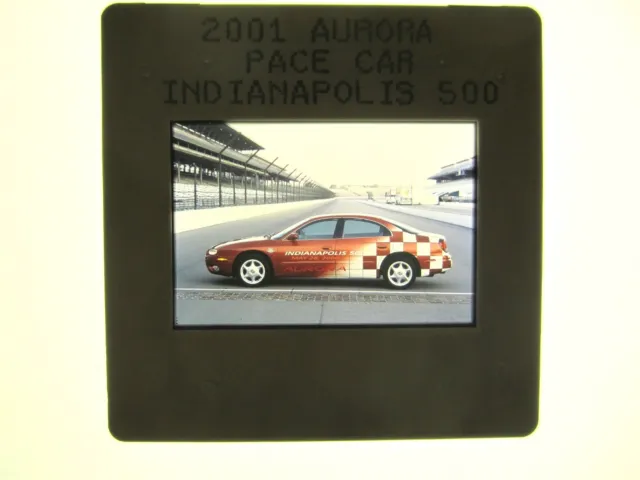 Oldsmobile Aurora Indy Pace Car Press Slide - 2001
