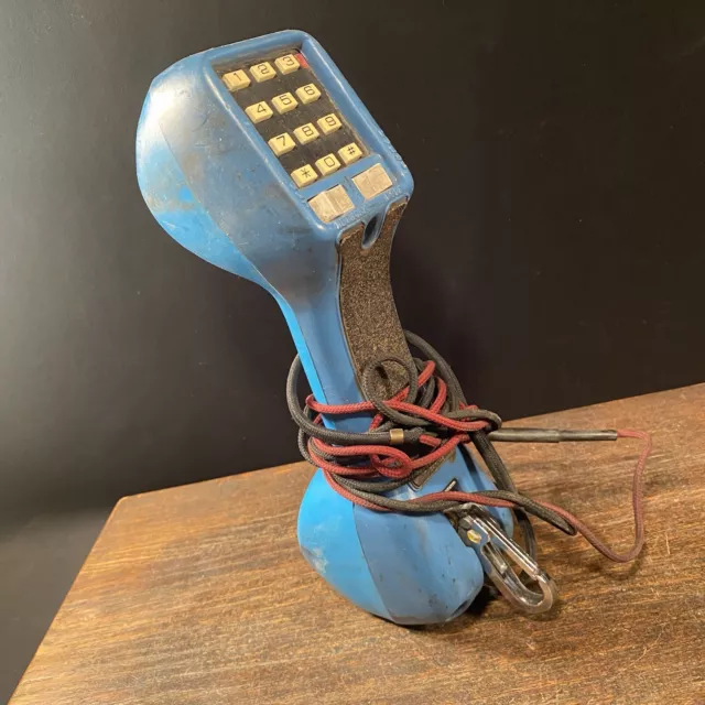 Vtg Dracon TS21 Lineman Craft Test Set Phone Handset Blue Dial Touch PRIORITY