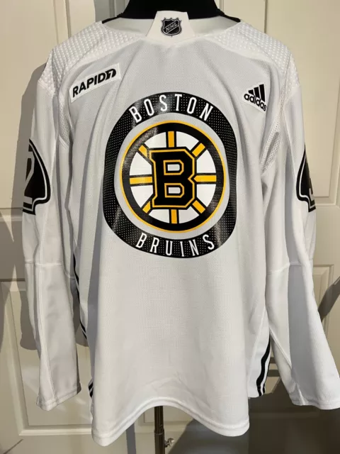 John Farinacci 100yr Centennial 2023 Boston Bruins TRAINING CAMP JERSEY White