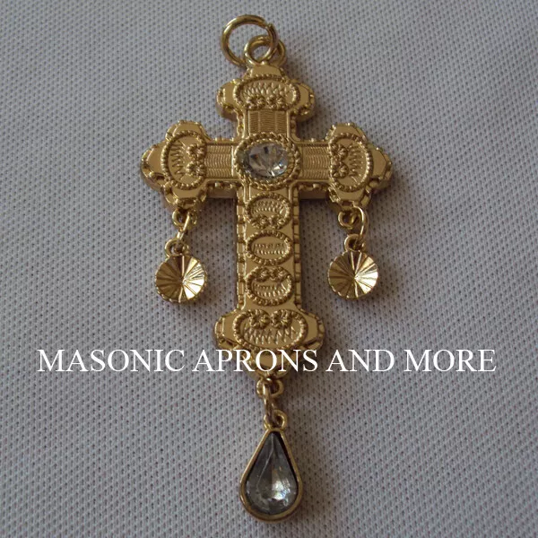 Masonic Cross Collar Jewel(Large)(MA-4438)