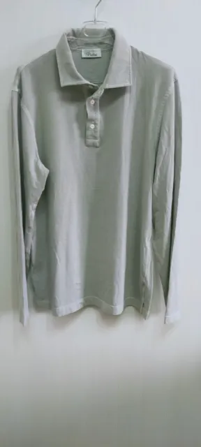 polo t-shirt manica lunga da uomo Pedini in cotone taglia XL colore grigio