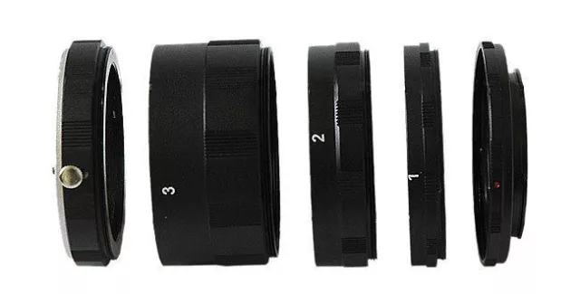 Macro Extension Tube Ring Set For Micro M4/3 Four Thirds mount camera UK Seller