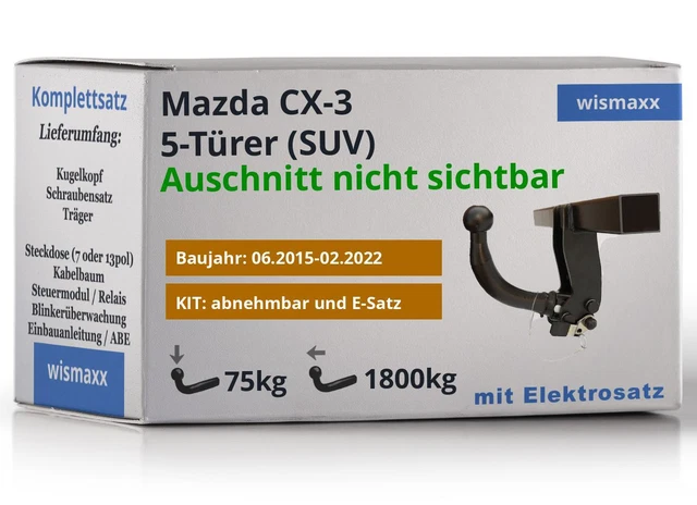 Wunderschone Mazda 3 Anhangerkupplung Ebenbild