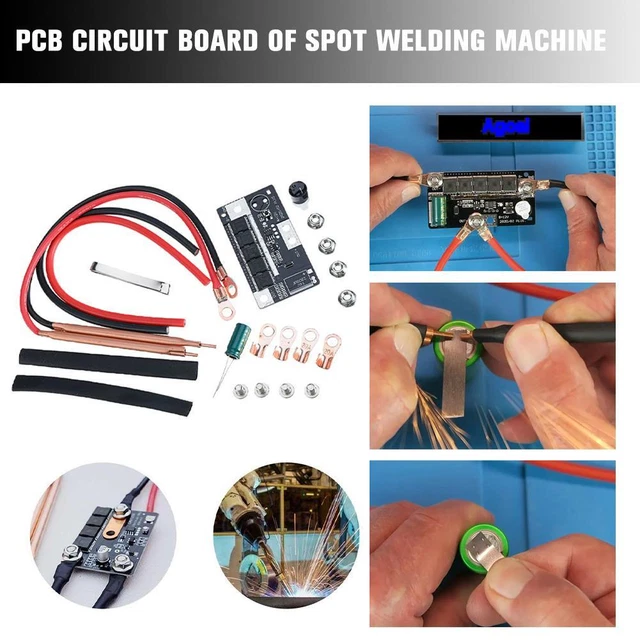 PCB della saldatrice a punti fai da te batteria portatile 12 V hot F6