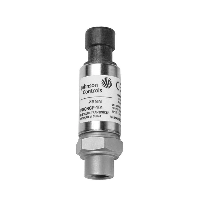 JOHNSON CONTROLS P499RCP-107K Pressure Transmitter,0 to 750 psi,4.5VDC