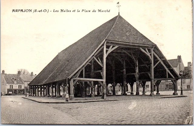 91 ARPAJON - Place du marche  [REF/S009014]