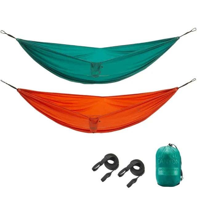 GRAND CANYON 2 Personen Reise Hängematte Bass Hammock Double Mehrpersonen 180 kg