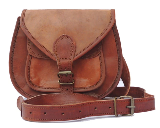 Vintage Femme Authentique Dakota Sac à Main Bandoulière Cuir Sacoche à Neuf