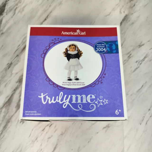 American Girl Doll Truly Me Archives 2004 Winter Magic Outfit - Empty Box Only