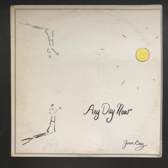 JOAN BAEZ  Any Day Now (Bob Dylan Songs)  12" Vinyl Record 2xLP  VG