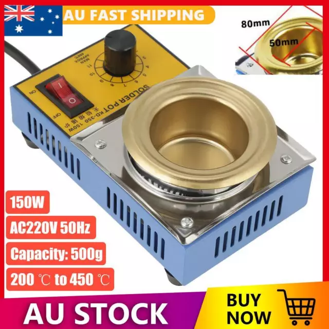 200‑450°C Soldering Device Tin Melting Solder Pot Desoldering Bath Plate 150W