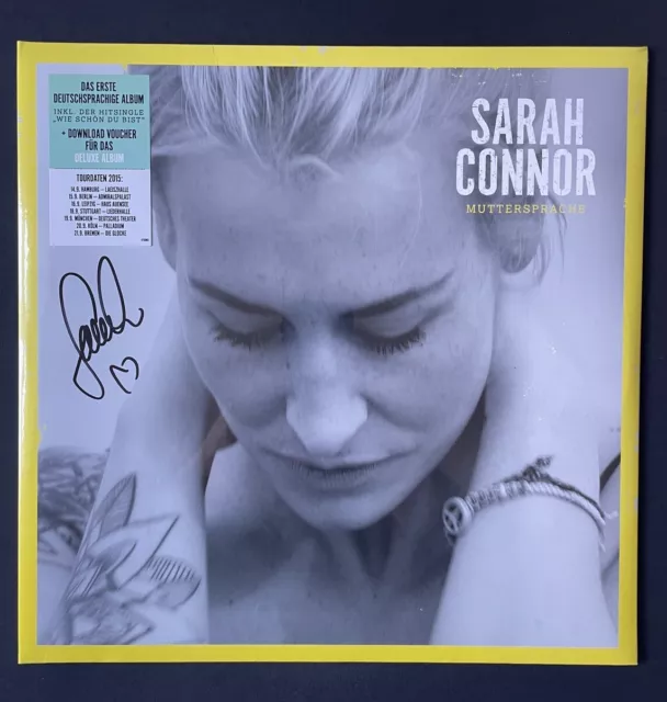 SIGNIERT Sarah Connor Muttersprache 2Vinyl LP first press, black, limitiert, RAR