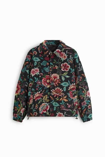 ZARA MENS FLORAL JACQUARD JACKET size L LARGE 42MEX 3918 403 Tag NEW 199.99 PicClick UK