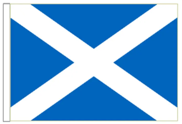 Scotland Sleeved Courtesy Flag ideal for Boats 45cm x 30cm