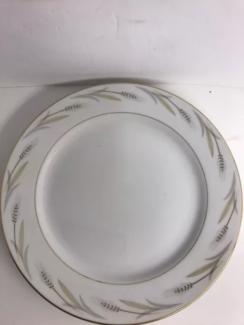 Vintage Kyoto Royal Wheat Fine China Japan Dinner Plates 10 1/2” Set Of 2 3